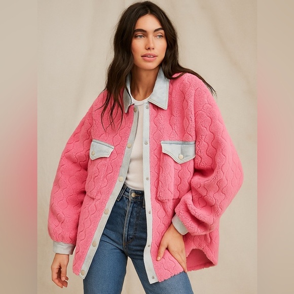 Jackets & Blazers - Pink Quilted Women's Jacket